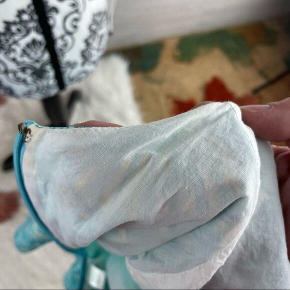 Lilly Pulitzer Shorely Blue Embroidered Seashell Halter Top - Picture 9 of 9